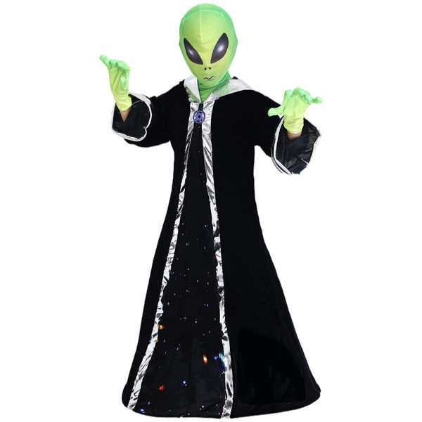 2023 Child Alien Costume Robe Boys Girls Halloween Carnival Party Costume