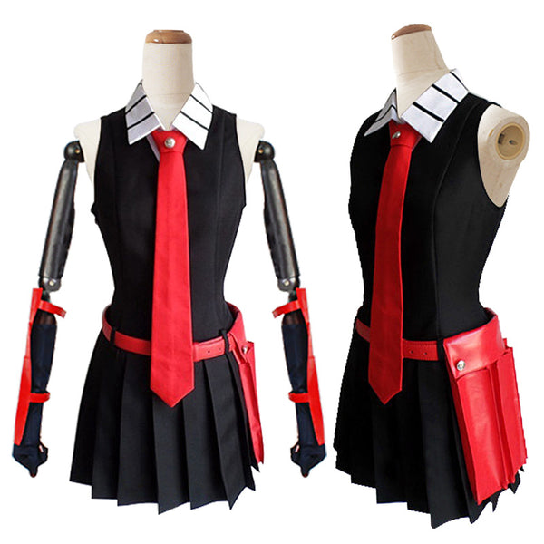 Anime Akame ga Kill! Akame Costume+Wigs+Shoes Full Set Halloween Costume Uniform Outfit Set