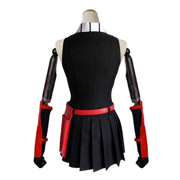 Anime Akame ga Kill! Akame Costume+Wigs+Shoes Full Set Halloween Costume Uniform Outfit Set