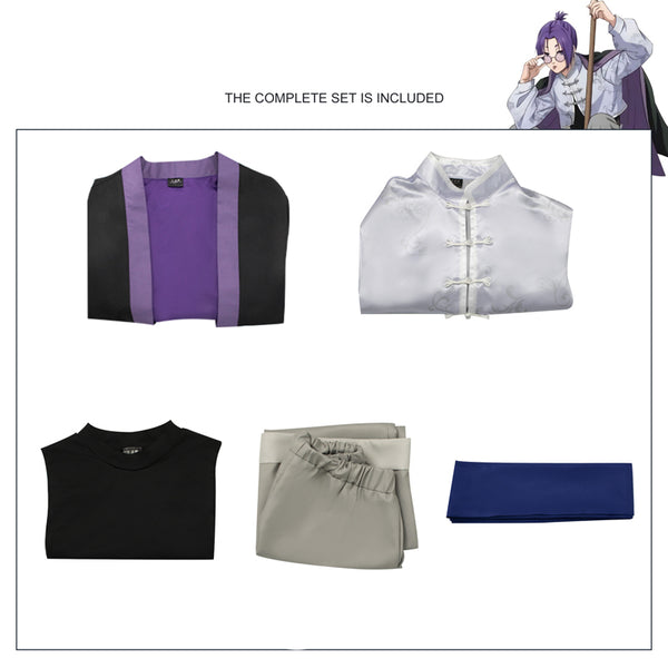 Anime Blue Lock Reo Mikage Kung Fu Costume Uniform Cosplay Outfit Suit