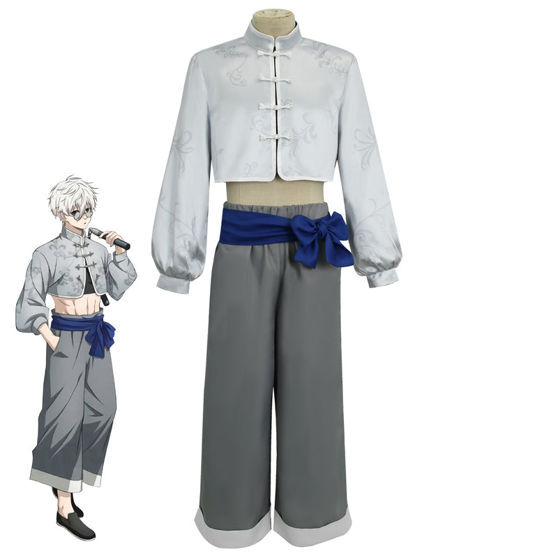 Anime Blue Lock Seishiro Nagi Kung Fu Uniform Cosplay Costume Halloween Carnival Outfit