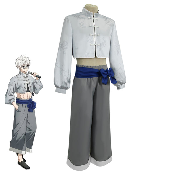 Anime Blue Lock Seishiro Nagi Kung Fu Uniform Cosplay Costume Halloween Carnival Outfit