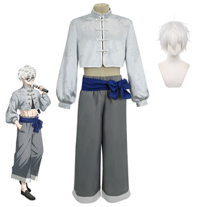 Anime Blue Lock Seishiro Nagi Kung Fu Uniform Cosplay Costume Halloween Carnival Outfit