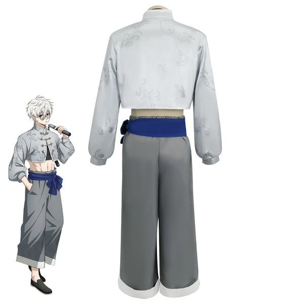 Anime Blue Lock Seishiro Nagi Kung Fu Uniform Cosplay Costume Halloween Carnival Outfit