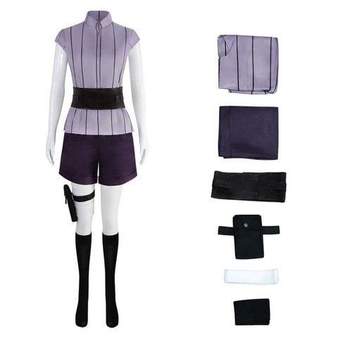 Anime The Last Hinata Hyuga Costume Halloween Carnival Cosplay Outfit Full Set