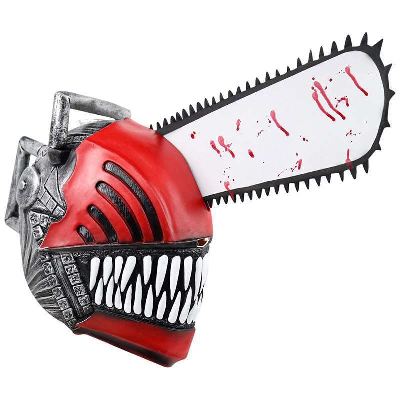 Anime Chainsaw Man Denji Cosplay Mask Halloween Cosplay Props