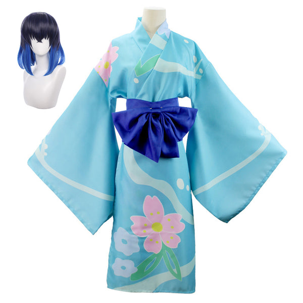 Anime Inosuke Hashibira Kimono Dress Costume Entertainment District Arc Costume