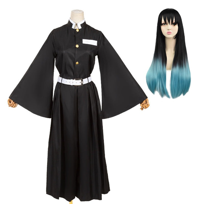 Anime Demon Slayer Kimetsu no Yaiba Muichiro Tokito Costume Uniform Ha ...