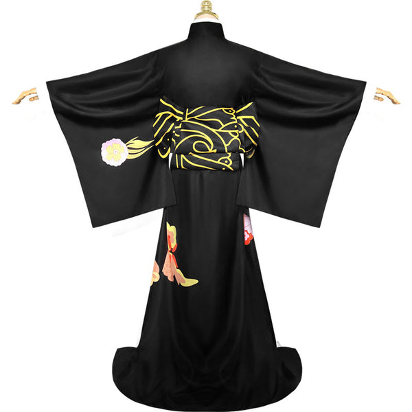 Anime Kibutsuji Muzan Kimono Cospaly Costume Full Set