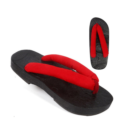 Anime Nezuko Kamado Cosplay Shoes Wooden Clogs