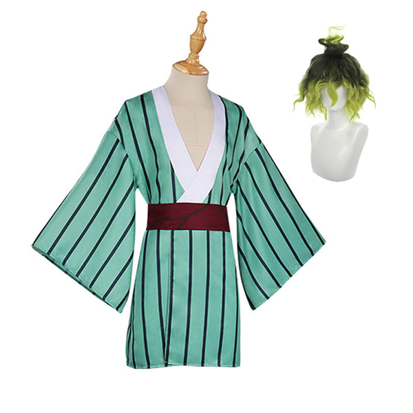 Anime Upper Rank Six Gyutaro Cosplay Costume Kimono Outfit