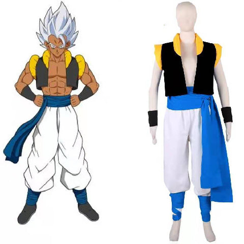 Anime Dragon Ball Fusion of Goku and Vegeta Gogeta Cosplay Costume Halloween Carnival Cosplay Outfit