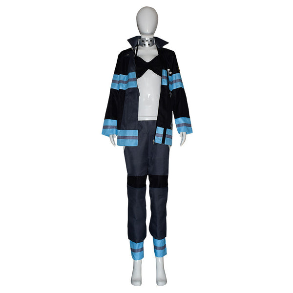 Anime Fire Force Enen No Shouboutai No.8 Special Team Tamaki Kotatsu Cosplay Costume