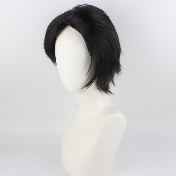 Anime Haikyu!! Nekoma High Tetsuro Kuroo Cosplay Wigs Black Short Wigs Accessories