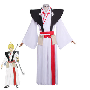 Anime Hell's Paradise: Jigokuraku Yamada Asaemon Fuchi Costume Kimono Uniform Halloween Cosplay Outfit