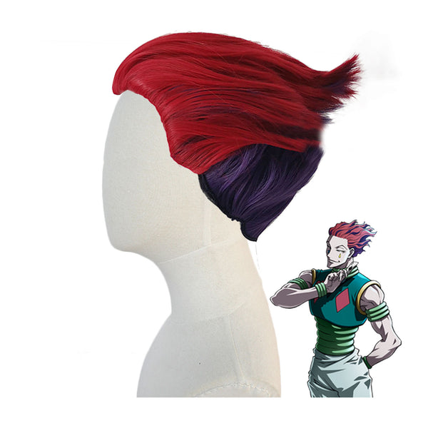 Anime Hunter x Hunter The Magician Hisoka Morow Cosplay Wigs Halloween Costume Accessories