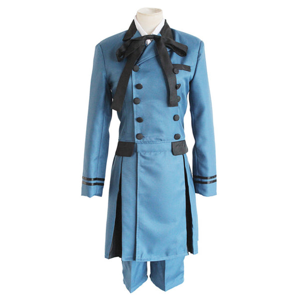 Anime Kuroshitsuji Black Butler Earl Ciel Phantomhive Whole Set Costume Suit With Wigs Boots Rings Cosplay Outfit Set