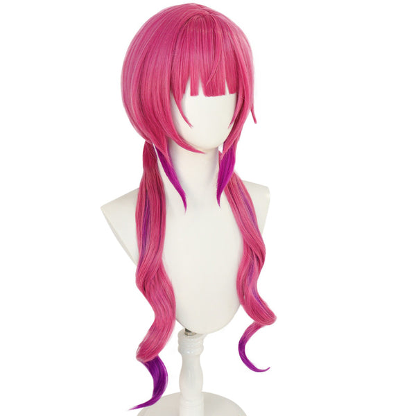 Anime Miss Kobayashi's Dragon Maid Ilulu Cosplay Wigs Pink Long Wigs