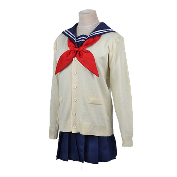 Anime My Hero Academia League of Villains Himiko Toga Cosplay Costume Uniform Outfit