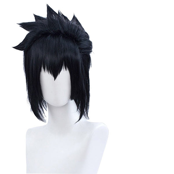 Sasuke Uchiha Whole Set Cosplay Costume+Wigs+Costume Accessories+Cosplay Shoes