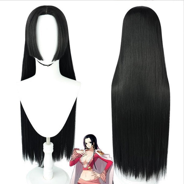 Anime One Piece Boa Hancock Whole Set Cosplay Costume With Wigs and Cloak