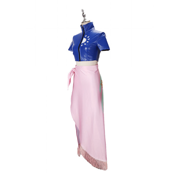 Anime One Piece Nico Robin Cosplay Costume Dress Halloween Costume Outfit