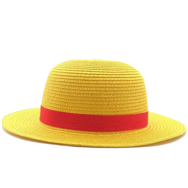 Anime One Piece Dressrosa Arc Straw Hat Monkey D. Luffy Disguise Costume Full Set With Hat and Beard