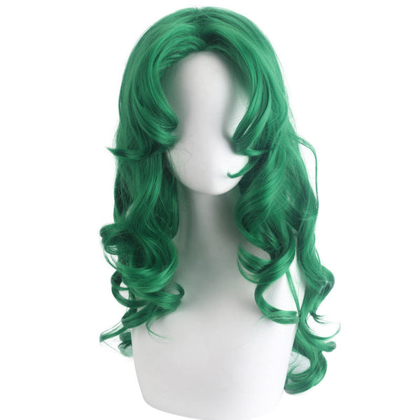 Anime Sailor Moon Michiru Kaiou Sailor Neptune Full Set Cosplay Costume+Wigs+Shoes Set