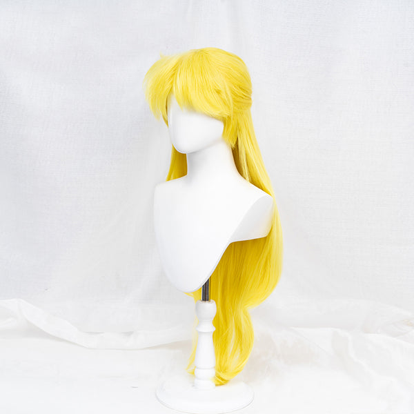 Anime Sailor Moon Minako Aino Sailor Venus Cosplay Wigs Golden Long Wigs