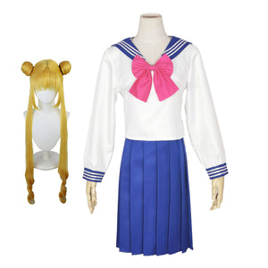 Anime Sailor Moon Tsukino Usagi Uniform Cosply Costume Halloween Cosplay Outfit