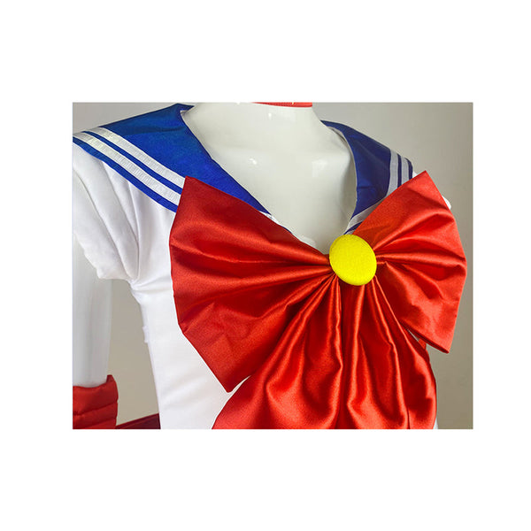 Anime Sailor Moon Usagi Tsukino Cosplay Costume With Wigs Full Set Halloween Carnival Costume