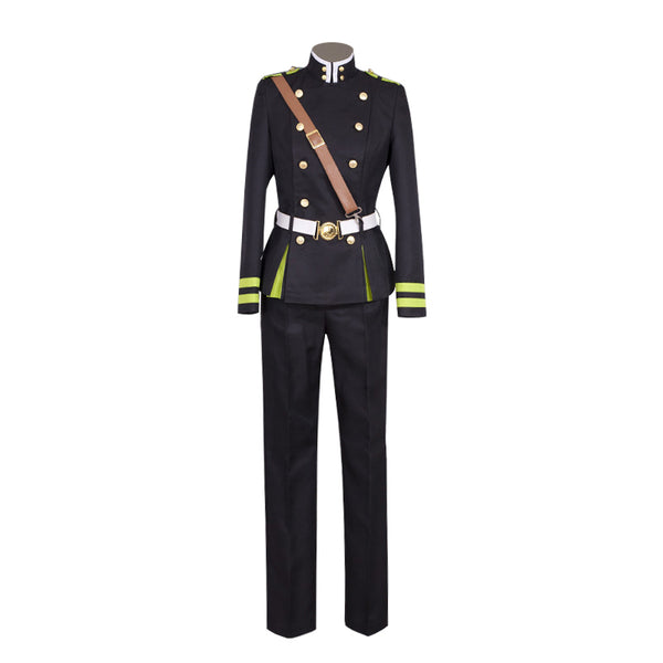 Anime Seraph Of The End Owari no Seraph Yuichiro Hyakuya Full Set Cosplay Costume Uniform With Cape Hat and Wigs Cosplay Outfit Set