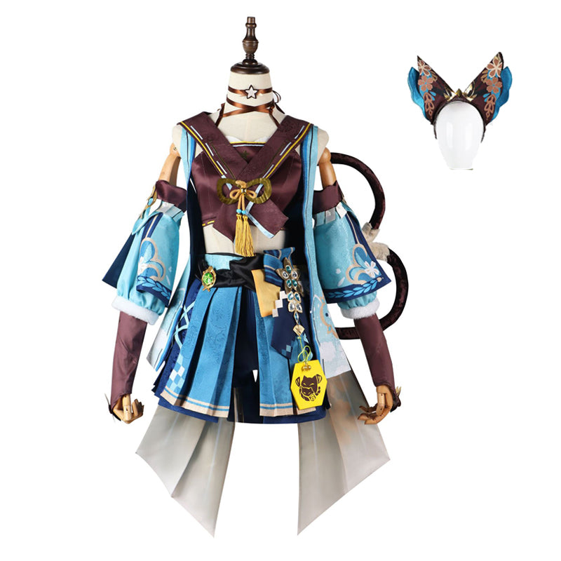 Genshin Impact Kirara Costume Halloween Carnival Costume Outfit ...