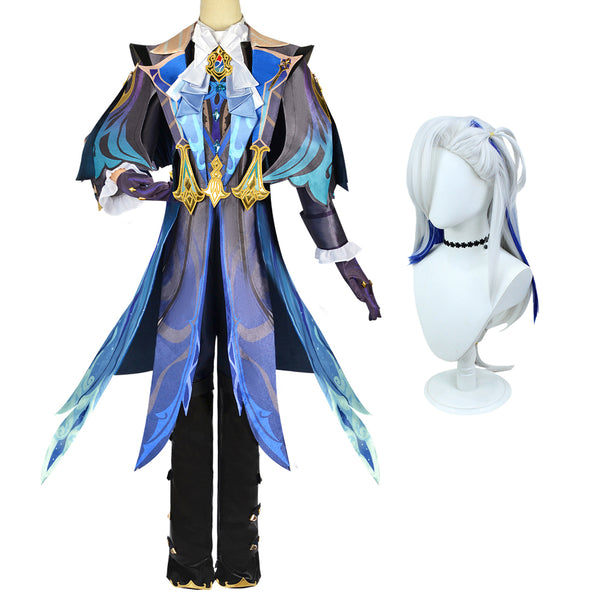 Genshin Impact Neuvillette Costume Halloween Carnival Cosplay Suits