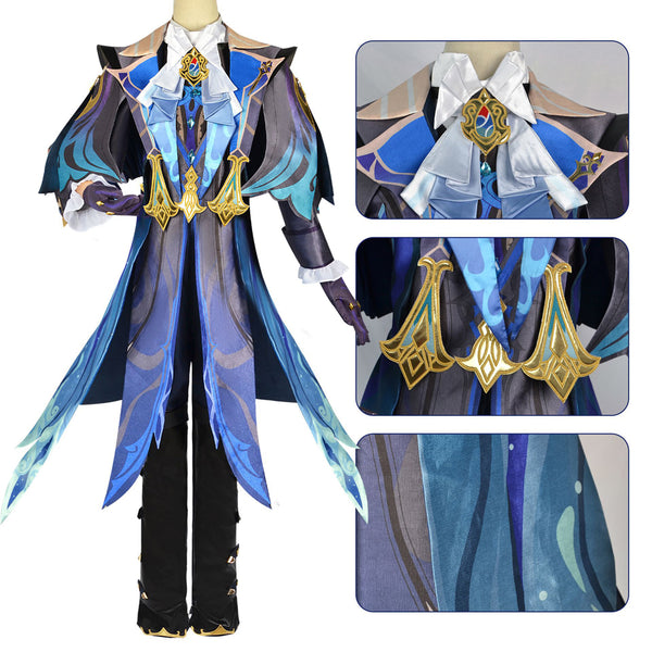 Genshin Impact Neuvillette Costume Halloween Carnival Cosplay Suits