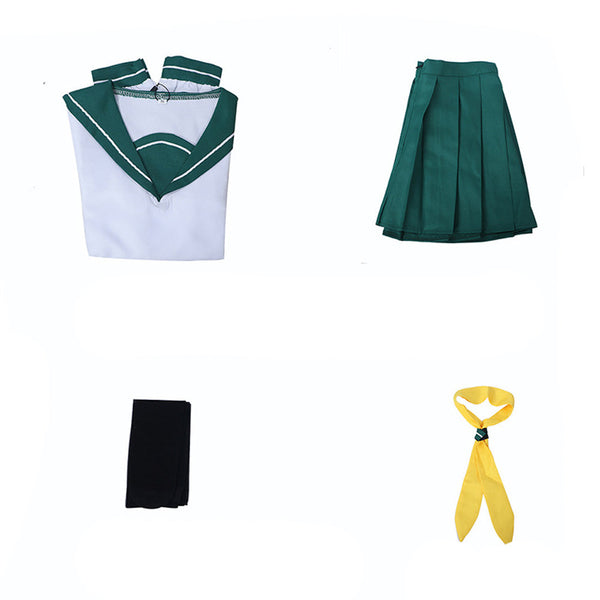 Gushing over Magical Girls Araga Kiwi School Uniform Costume With Wigs Full Set Halloween Cosplay Outfit