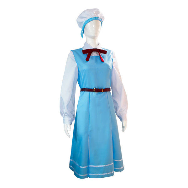 Gushing over Magical Girls Morino Korisu Casual Outfit Costume Dress With Hat Halloween Costume