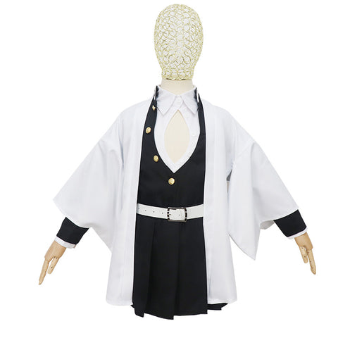 Kids Version Mitsuri Costume Girls  Kanroji Cosplay Costume Uniform Outfit