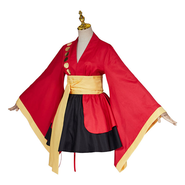 One Piece Luffy Female Dress Costume Lolita Dress Halloween Costume Outfit