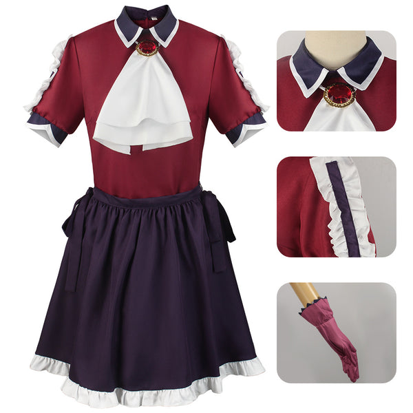 Oshi no Ko Kana Arima New Costume Dress Whole Set With Wigs and Shoes Halloween Cosplay Outfit Set