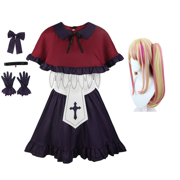 Ruby Hoshino New Costume Oshi no Ko Ruby Hoshino Cosplay Stage Dress Halloween Cosplay Outfit