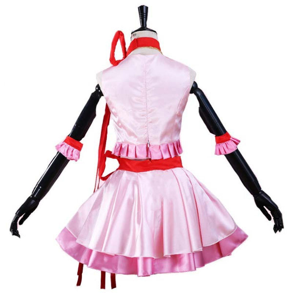 Shugo Chara! Amu Hinamori Amulet Heart Cosplay Costume Pink Dress Halloween Cosplay Outfit