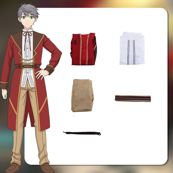 Villainess Level 99 Patrick Ashbaton Costume Male School Uniform Cosplay Outfit