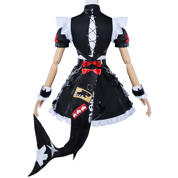 Zenless Zone Zero Ellen Joe Costume+Wigs+Tails+Shoes Whole Set Halloween Cosplay Outfit