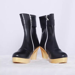 Zenless Zone Zero Hoshimi Miyabi Cosplay Boots PU Leather Costume Shoes