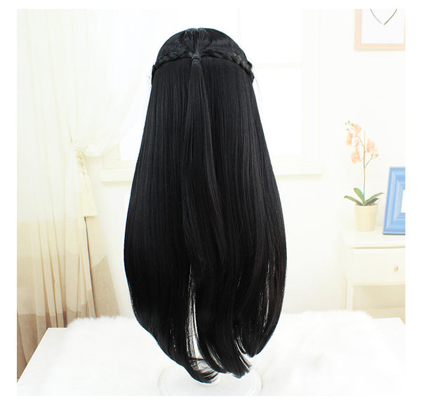 Zenless Zone Zero Hoshimi Miyabi Cosplay Wigs Black Long Wigs