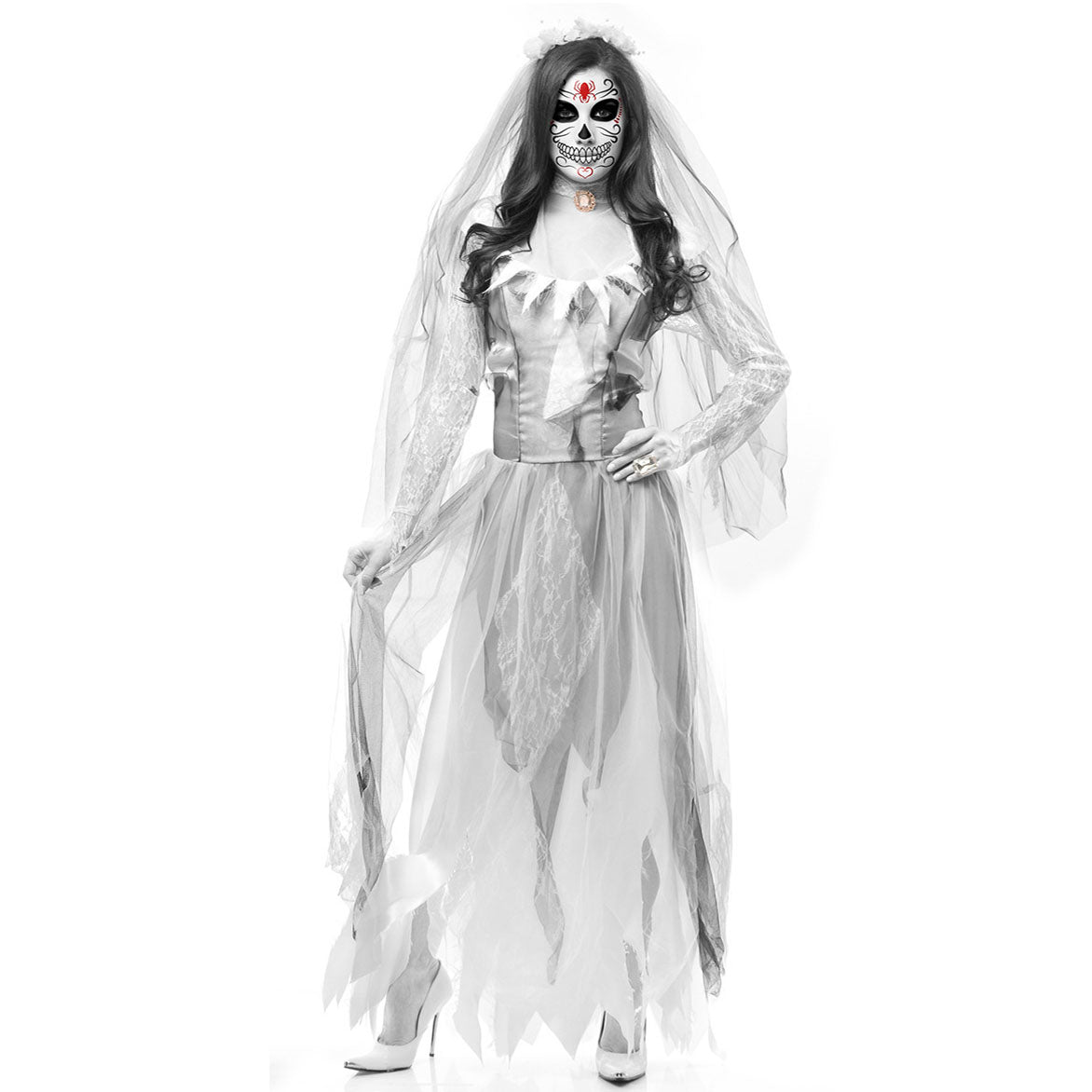 Adult Women S Ghost Bride Halloween Cosplay Costume Dress Procosplayshop