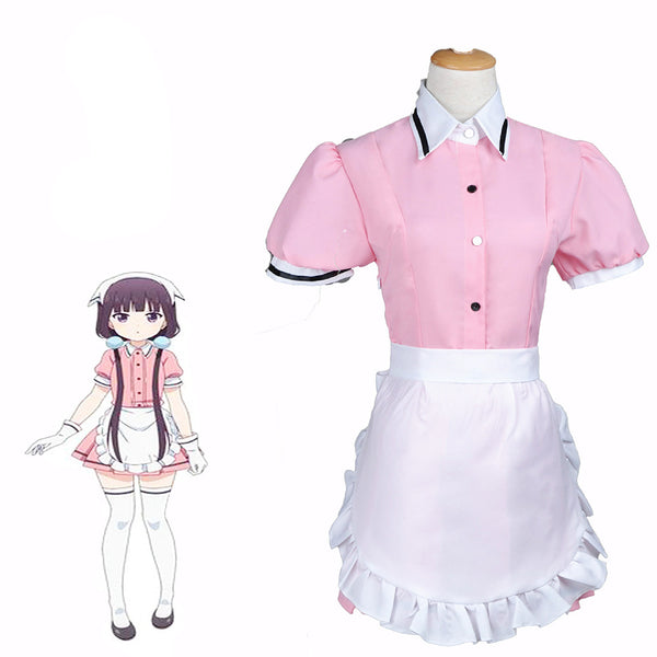 Anime Blend S Maika Sakuranomiya Cosplay Costume With Wigs  Halloween Costume Suit