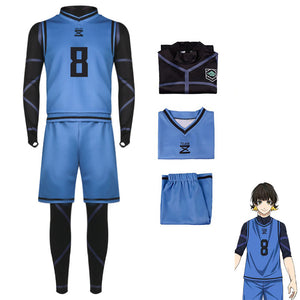 Anime Blue Lock Team Z Meguru Bachira Cosplay Costume Jersey Outfit Costume