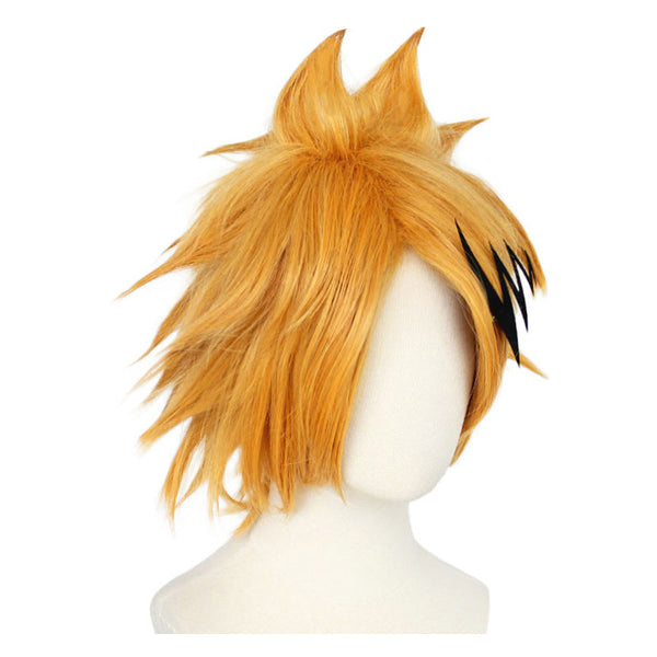 Anime Boku No Hero / My Hero Academia Denki Kaminari Cosplay Wigs With Lightning Hairpin